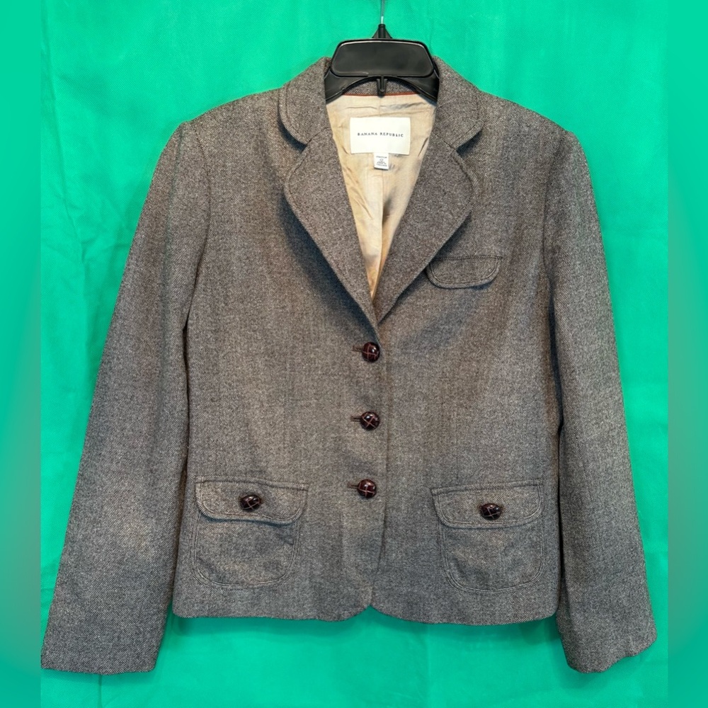 Banana Republic Gray Women's Blazer